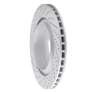 Cadillac CTS Brake Rotor (1) - Rear Right - DFC - Drilled & Slotted Geoperformance - `09-`24