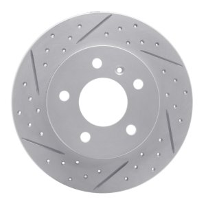 Buick Lacrosse Brake Rotor (1) - Rear Left - DFC - Drilled & Slotted Geoperformance - `04-`16