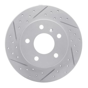 Buick Lacrosse Brake Rotor (1) - Rear Right - DFC - Drilled & Slotted Geoperformance - `04-`16