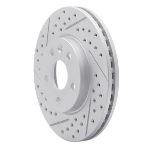 Chevrolet Cruze Brake Rotor (1) - Front Left - DFC - Drilled & Slotted Geoperformance - `11-`23