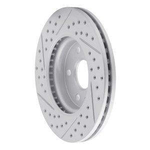 Chevrolet Bolt EV Brake Rotor (1) - Front Right - DFC - Drilled & Slotted Geoperformance - `11-`23