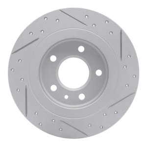 Buick Verano Brake Rotor (1) - Rear Left - DFC - Drilled & Slotted Geoperformance - `11-`19