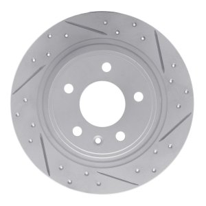 Buick Cascada Brake Rotor (1) - Rear Right - DFC - Drilled & Slotted Geoperformance - `11-`19