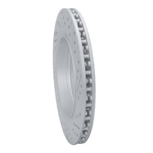 Chevrolet Corvette Brake Rotor (1) - Rear Left - DFC - Geoperformance, Drilled & Slotted - `14-`19