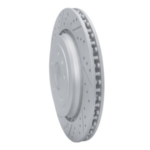 Chevrolet Corvette Brake Rotor (1) - Rear Left - DFC - Geoperformance, Drilled & Slotted - `14-`19