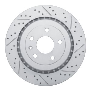 Chevrolet Corvette Brake Rotor (1) - Rear Right - DFC - Drilled & Slotted Geoperformance - `14-`19