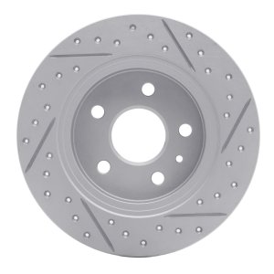 Chevrolet Bolt EV Brake Rotor (1) - Rear Left - DFC - Geoperformance Drilled & Slotted - `16-`23