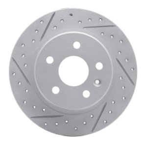Chevrolet Bolt EV Brake Rotor (1) - Rear Left - DFC - Geoperformance Drilled & Slotted - `16-`23