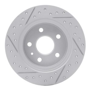 Chevrolet Bolt EUV Brake Rotor (1) - Rear Right - DFC - Drilled & Slotted Geoperformance - `16-`23