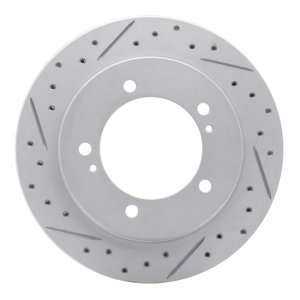 Chevrolet Tracker Brake Rotor (1) - Front Left - DFC - Drilled & Slotted Geoperformance - `99-`04