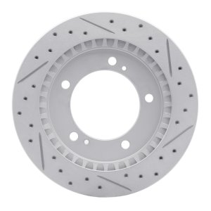 Chevrolet Tracker Brake Rotor (1) - Front Left - DFC - Drilled & Slotted Geoperformance - `99-`04
