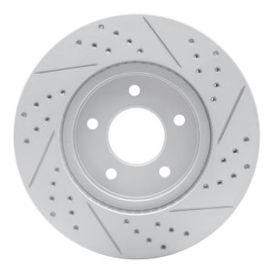 Chevrolet Equinox Brake Rotor (1) - Front Left - DFC - Drilled & Slotted Geoperformance - `02-`07 Chevrolet Equinox Brake Rotor (1) - Front Left - DFC - Drilled & Slotted Geoperformance - `02-`07