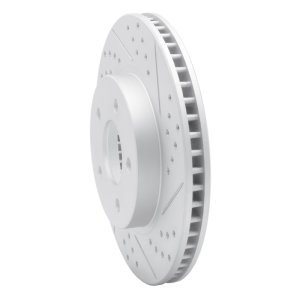 Chevrolet Equinox Brake Rotor (1) - Front Right - DFC - Drilled & Slotted Geoperformance - `02-`07