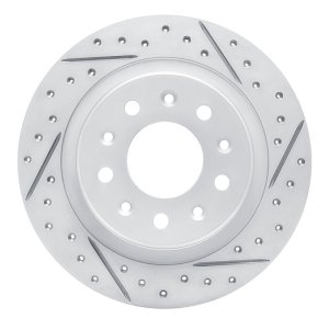 Buick Regal Sportback Brake Rotor (1) - Rear Right - DFC - Geoperformance Drilled & Slotted - `16-`25