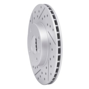 Chevrolet Spark Brake Rotor (1) - Front Left - DFC - Drilled & Slotted Geoperformance - `16-`22