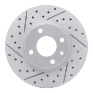 Chevrolet Spark Brake Rotor (1) - Front Left - DFC - Drilled & Slotted Geoperformance - `16-`22