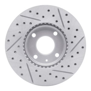 Chevrolet Spark Brake Rotor (1) - Front Left - DFC - Drilled & Slotted Geoperformance - `16-`22