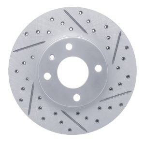 Chevrolet Spark Brake Rotor (1) - Front Right - DFC - Geoperformance Rotors - Drilled & Slotted - `16-`22