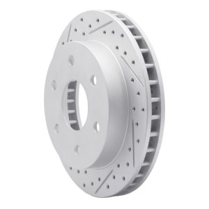 Cadillac Escalade Brake Rotor (1) - Front Left - DFC - Geoperformance Rotors - Drilled & Slotted - `88-`00