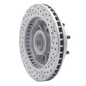 Chevrolet C1500 Suburban Brake Rotor (1) - Front Left - DFC - Drilled & Slotted Geoperformance Rotor - `92-`02
