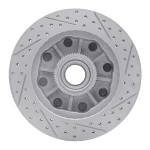 Chevrolet C1500 Suburban Brake Rotor (1) - Front Left - DFC - Drilled & Slotted Geoperformance Rotor - `92-`02