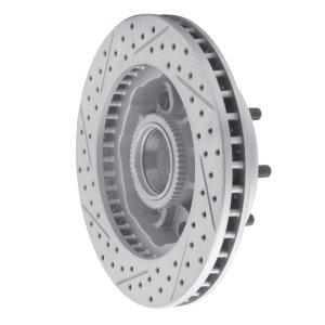 Chevrolet Suburban 1500 Brake Rotor (1) - Front Right - DFC - Geoperformance Rotor - Drilled and Slotted - `92-`02
