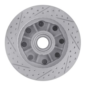 Chevrolet Suburban 1500 Brake Rotor (1) - Front Right - DFC - Geoperformance Rotor - Drilled and Slotted - `92-`02