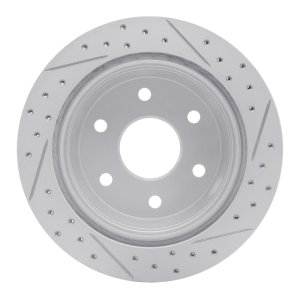 Chevrolet Tahoe Brake Rotor (1) - Rear Left - DFC - Drilled & Slotted Geoperformance - `99-`07 Chevrolet Tahoe Brake Rotor (1) - Rear Left - DFC - Drilled & Slotted Geoperformance - `99-`07