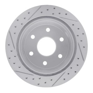 Chevrolet Silverado 1500 Brake Rotor (1) - Rear Right - DFC - Geoperformance Drilled & Slotted - `99-`07
