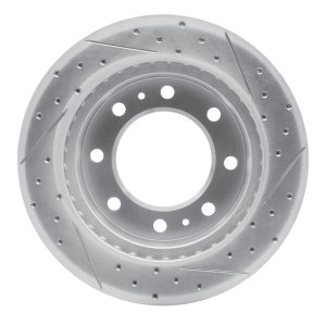 Cadillac Deville Brake Rotor (1) - Front Left - DFC - Drilled & Slotted Geoperformance - `99-`20