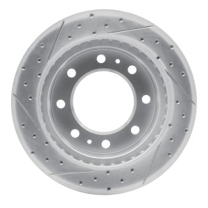 Cadillac Deville Brake Rotor (1) - Front Right - DFC - Drilled & Slotted Geoperformance - `99-`20