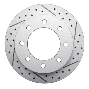 Chevrolet Silverado 1500 HD Brake Rotor (1) - Rear Right - DFC - Drilled & Slotted Geoperformance - `99-`20