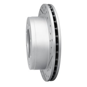 Chevrolet Silverado 1500 HD Brake Rotor (1) - Rear Right - DFC - Drilled & Slotted Geoperformance - `99-`20