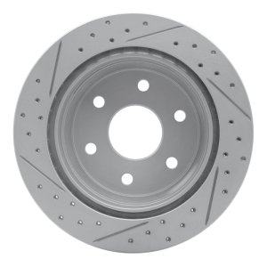 Cadillac Escalade EXT Brake Rotor (1) - Rear Right - DFC - Geoperformance, Drilled & Slotted - `00-`14 Cadillac Escalade EXT Brake Rotor (1) - Rear Right - DFC - Geoperformance, Drilled & Slotted - `00-`14