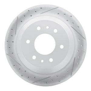 Buick Rainier Brake Rotor (1) - Rear Left - DFC - Drilled & Slotted Geoperformance - `02-`09