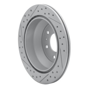 Buick Rainier Brake Rotor (1) - Rear Right - DFC - Geoperformance Rotor - Drilled and Slotted - `02-`09