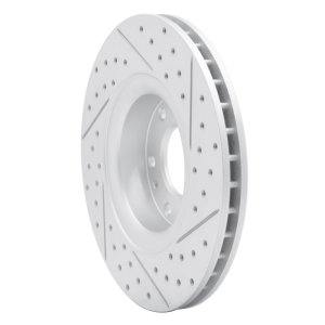 Buick Rainier Brake Rotor (1) - Front Left - DFC - Geoperformance Drilled & Slotted - `02-`09