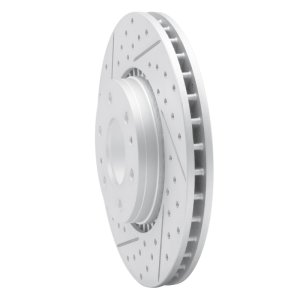 Buick Rainier Brake Rotor (1) - Front Left - DFC - Geoperformance Drilled & Slotted - `02-`09