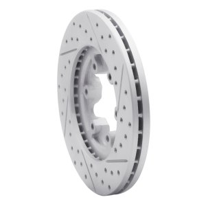 Chevrolet Colorado Brake Rotor (1) - Front Left - DFC - Drilled & Slotted Geoperformance - `04-`08