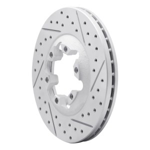 Chevrolet Colorado Brake Rotor (1) - Front Right - DFC - Drilled & Slotted Geoperformance - `04-`08