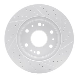 Cadillac Escalade EXT Brake Rotor (1) - Front Left - DFC - Geoperformance Drilled & Slotted - `05-`20