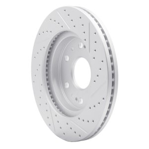 Cadillac Escalade EXT Brake Rotor (1) - Front Left - DFC - Geoperformance Drilled & Slotted - `05-`20