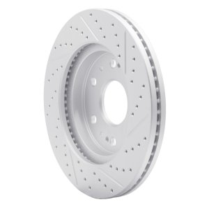 Cadillac Escalade EXT Brake Rotor (1) - Front Right - DFC - Drilled & Slotted Geoperformance - `05-`20 Cadillac Escalade EXT Brake Rotor (1) - Front Right - DFC - Drilled & Slotted Geoperformance - `05-`20