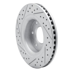 Buick Rainier Brake Rotor (1) - Front Right - DFC - Drilled & Slotted Geoperformance - `06-`09