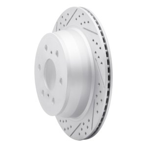 Cadillac Escalade EXT Brake Rotor (1) - Rear Left - DFC - Drilled & Slotted - `07-`20