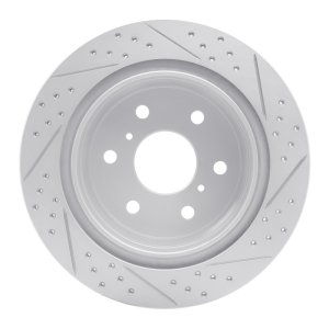Cadillac Escalade EXT Brake Rotor (1) - Rear Left - DFC - Drilled & Slotted - `07-`20