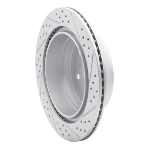 Cadillac Escalade EXT Brake Rotor (1) - Rear Left - DFC - Drilled & Slotted - `07-`20