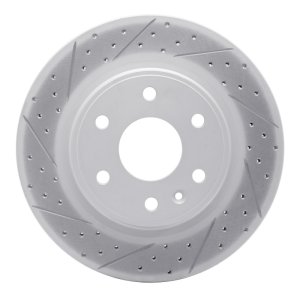 Buick Enclave Brake Rotor (1) - Front Left - DFC - Geoperformance Slotted/Drilled - `07-`17