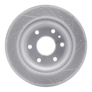 Buick Enclave Brake Rotor (1) - Front Left - DFC - Geoperformance Slotted/Drilled - `07-`17