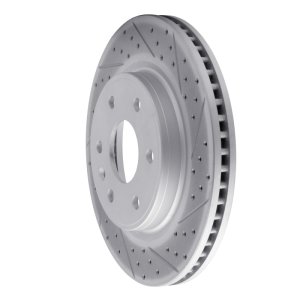 Buick Enclave Brake Rotor (1) - Front Right - DFC - Drilled & Slotted Geoperformance - `07-`17